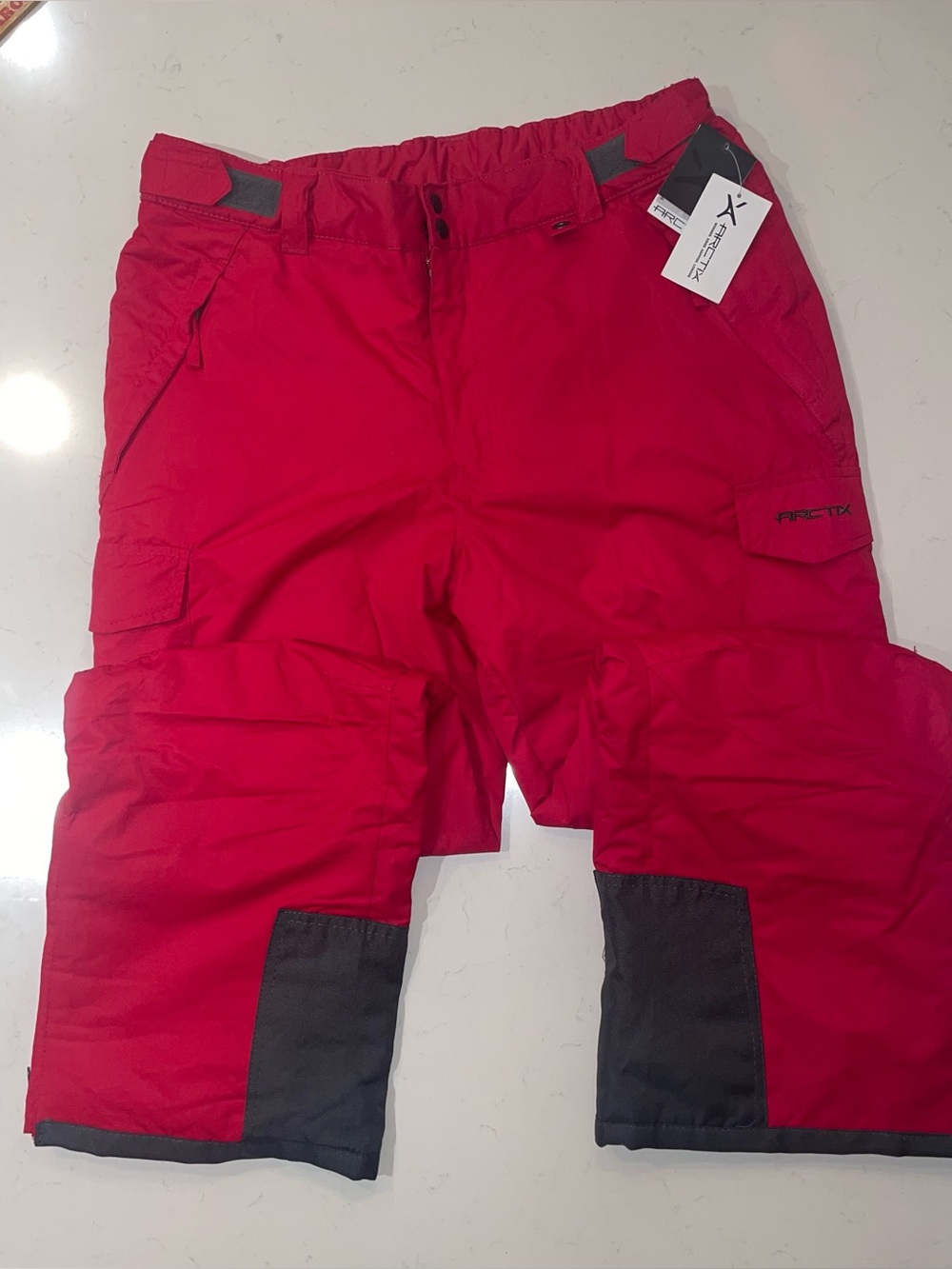 NWT Arctix Red men’s Snow Joggers with Black Reinforcement ski pants size large